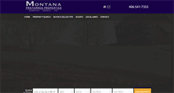 Desktop Screenshot of hotmontanahomes.com